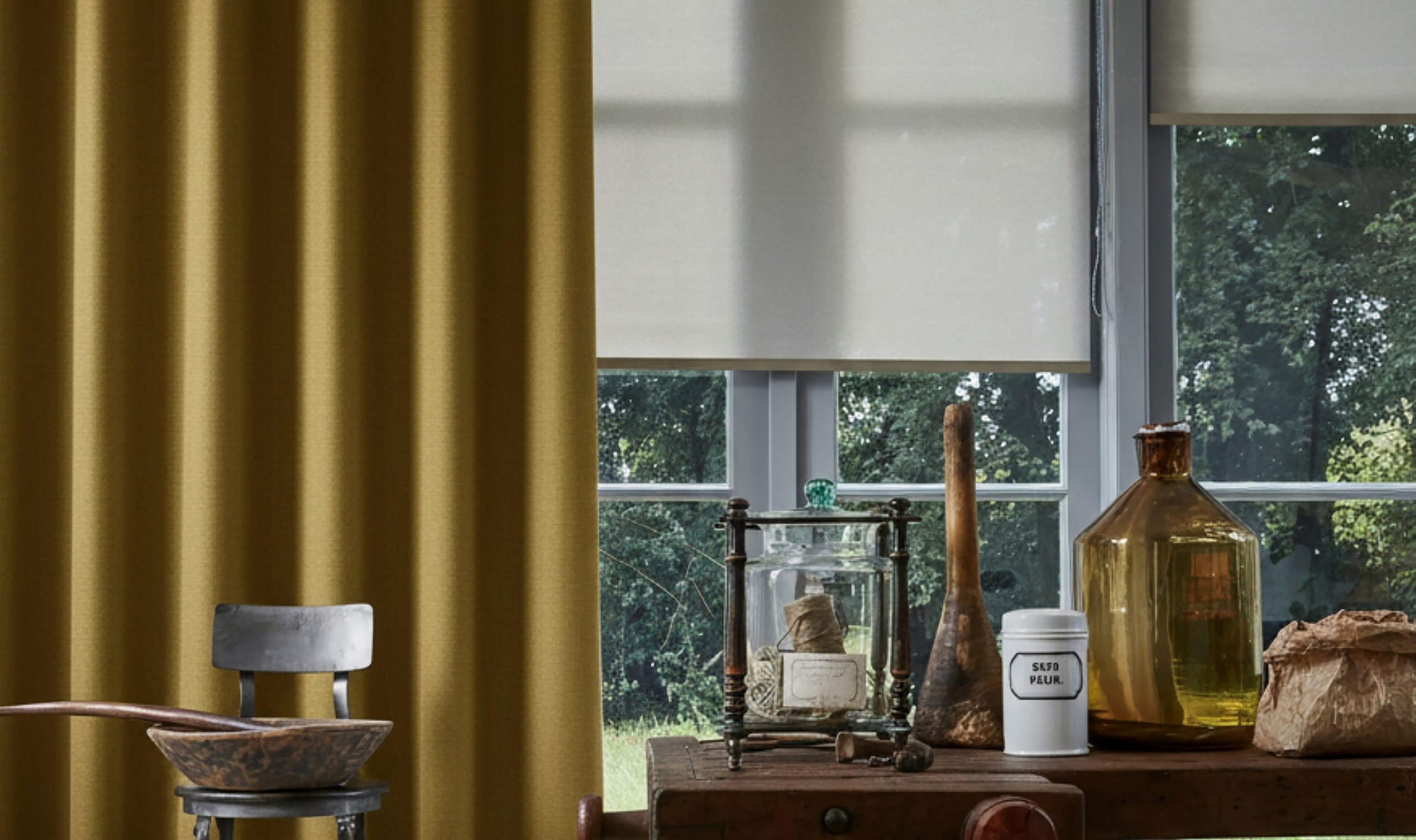 Lichtdoorlatende rolgordijnen